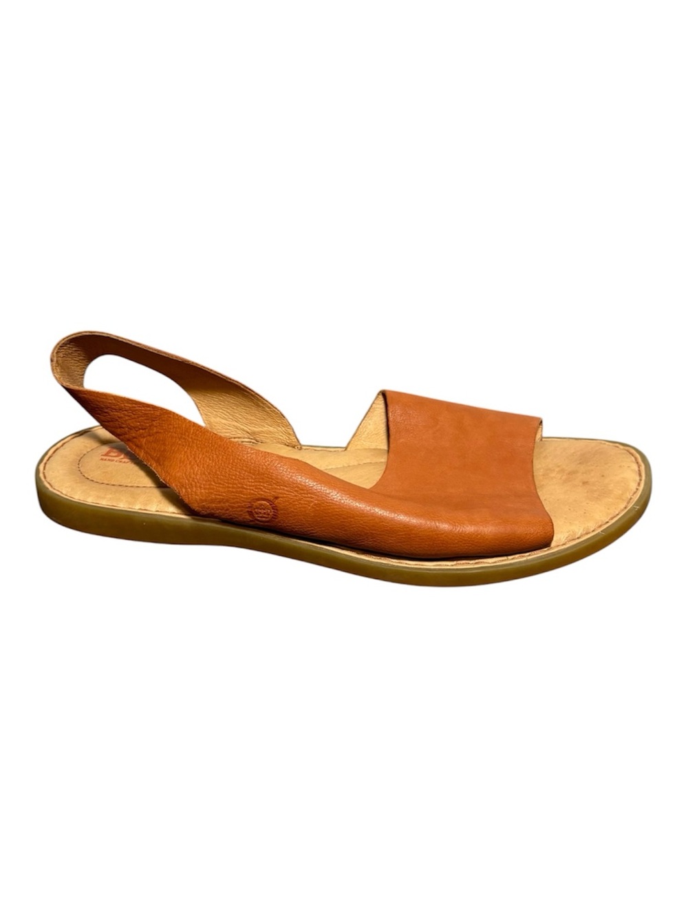 BORN Inlet Tan Leather Slingback Sandal
